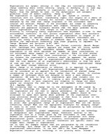 Eseja 'Cultural Change Management', 1.