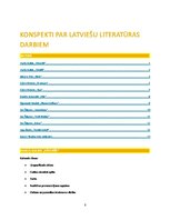 Konspekts 'Latviešu literatūras darbi', 1.