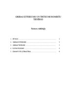Referāts 'Gribas izteikums un trūkumi romiešu tiesībās', 1.