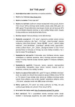 Konspekts 'Uzņēmuma SIA "TV3 Latvia" izpēte', 1.