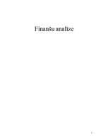 Konspekts 'Finanšu analīze', 1.