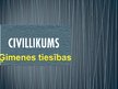 Prezentācija 'Ģimenes tiesības', 1.