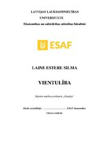 Referāts 'Vientulība', 1.