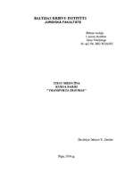 Referāts 'Transporta traumas', 1.