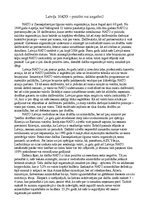 Eseja 'Latvija NATO - pozitīvi vai negatīvi?', 1.