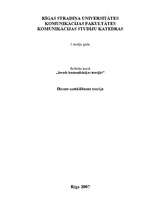 Referāts 'Dienas kārtības uzstādīšanas teorija', 1.