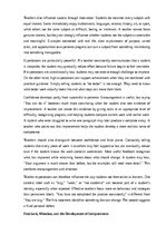 Eseja 'The role of teachers in student success', 3.