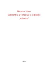 Biznesa plāns 'Biznesa plāns kāzu salonam', 1.