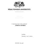 Konspekts 'Operētājsistēmas', 1.