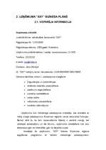 Biznesa plāns 'Uzņēmuma "XXY" biznesa plāns', 2.