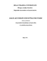 Konspekts 'Balss akustiskās struktūras pilnveide', 1.