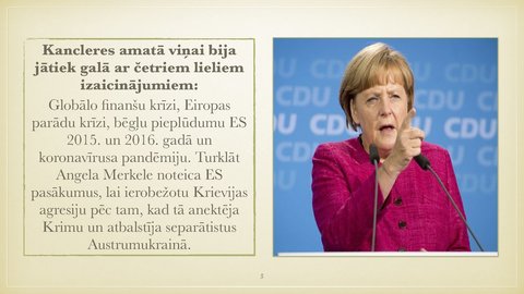 Prezentācija 'Angela Merkele kā pasaules līderis - apraksts', 3.