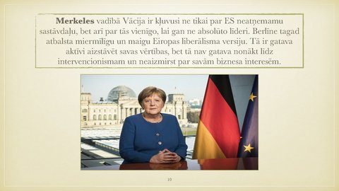 Prezentācija 'Angela Merkele kā pasaules līderis - apraksts', 10.