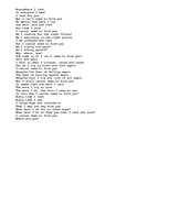 Eseja 'Poem: I cannot seem to find you', 1.