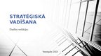 Prezentācija 'Stratēģiskā vadīšana', 1.