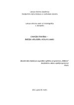 Konspekts 'Livonijas hronikas - Baltijas viduslaiku vēstures avots', 1.