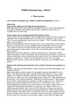 Konspekts 'Rūdolfs Blaumanis "Indāni"', 1.