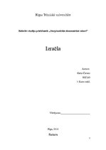 Referāts 'Izraēlas ekanomika', 1.