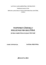 Referāts 'Tehnisko līdzekļu pielietojums izglītībā', 1.