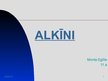 Prezentācija 'Alkīni', 1.