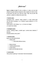 Konspekts 'Pieci vārdi valodas sistēmā', 1.