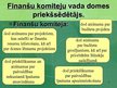 Prezentācija 'Domes (padomes) priekšsēdētājs, pastāvīgās komisijas', 13.