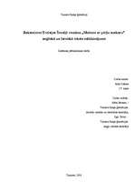 Referāts 'Rakstnieces T.Ševaljē romāna "Meitene ar pērļu auskaru" angliskā un latviskā tek', 1.