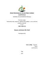 Konspekts 'Satura veidošana Ms Word', 1.