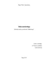 Referāts 'Tīkla mārketings', 1.