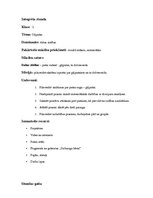 Konspekts 'Integrētas stundas konspekts dabas zinībās', 1.