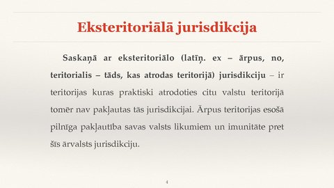 Prezentācija 'Valsts jurisdikcijas jēdziens', 4.