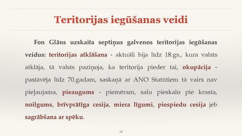 Prezentācija 'Valsts jurisdikcijas jēdziens', 14.