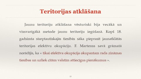 Prezentācija 'Valsts jurisdikcijas jēdziens', 15.