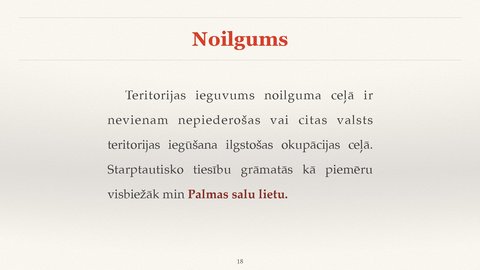 Prezentācija 'Valsts jurisdikcijas jēdziens', 18.