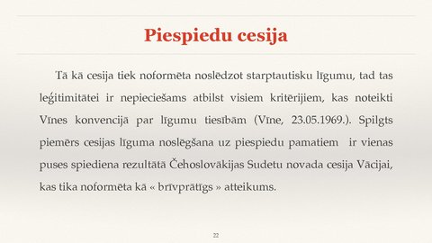 Prezentācija 'Valsts jurisdikcijas jēdziens', 22.