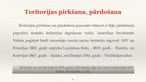 Prezentācija 'Valsts jurisdikcijas jēdziens', 23.