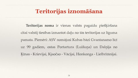 Prezentācija 'Valsts jurisdikcijas jēdziens', 24.