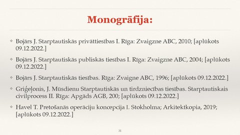 Prezentācija 'Valsts jurisdikcijas jēdziens', 31.