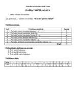 Konspekts 'Pārbaudes darbs latviešu valodā 2.klasei', 4.