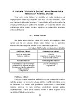 Biznesa plāns 'Uzņēmuma Victoria’s Secret veikala atvēršana Latvijā', 22.