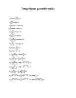 Konspekts 'Integrēšanas pamatformulas', 1.