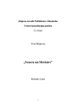 Konspekts 'Venēra un Merkūrs', 1.