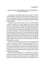 Eseja 'Most Important Economic/Politic Culture Issues as Covered by "The Baltic Times"', 1.