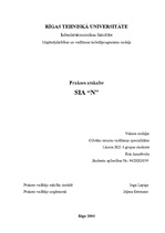 Prakses atskaite 'Prakses atskaite SIA "N"', 1.