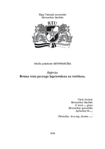Referāts 'Betona testa paraugu izgatavošana un testēšana', 1.