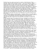 Eseja 'The Renaissance and Humanism', 1.