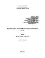 Konspekts 'Praktisko darbu materiāli Frankfurtes skolas sociālajā teorijā', 1.