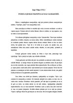 Eseja 'Bērns ir visspēcīgākais manipulētājs', 1.