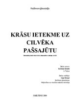 Referāts 'Krāsu ietekme uz cilvēka pašsajūtu', 1.