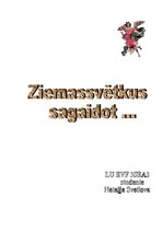 Referāts 'Ziemassvētkus sagaidot...(Latviešu un angļu valodā)', 1.